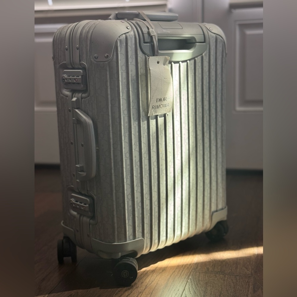 Dior Rimowa Silver Suitcase